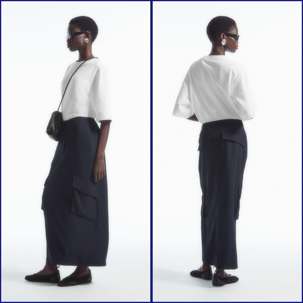 COS PAPERBAG UTILITY SKIRT